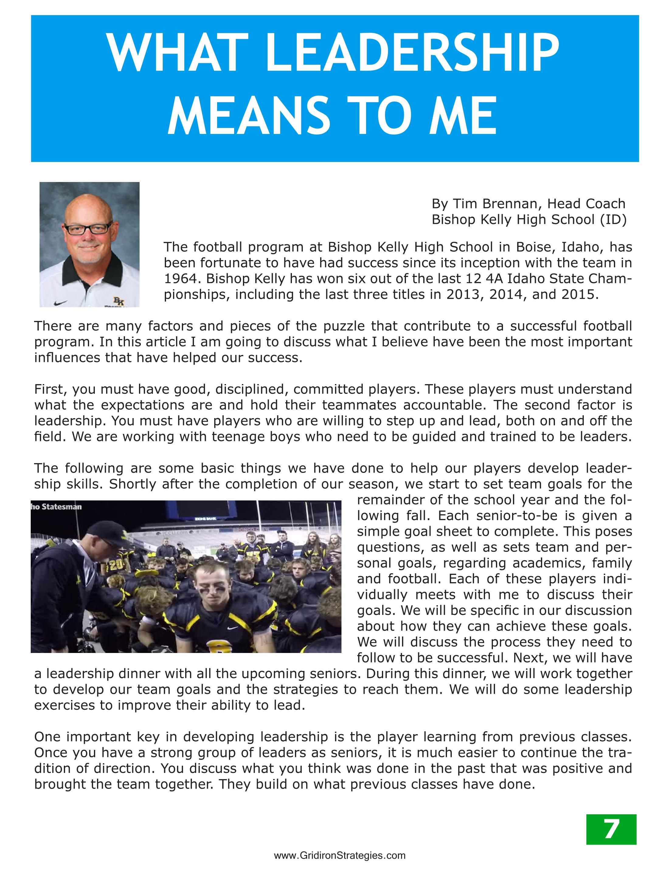 Gridiron Strategies Vol. 17, No. 1 — page 7