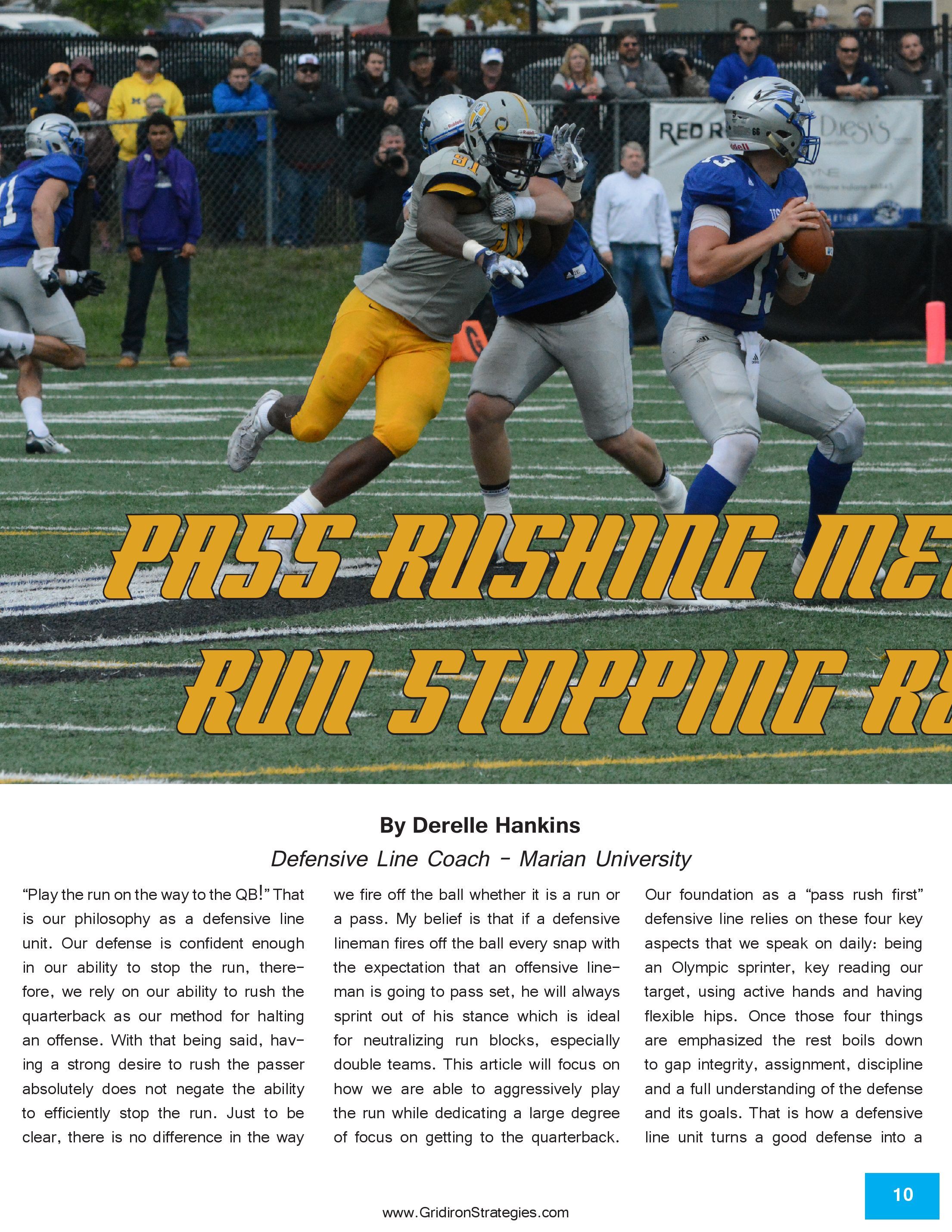 Gridiron Strategies Vol. 17, No. 2 — page 10