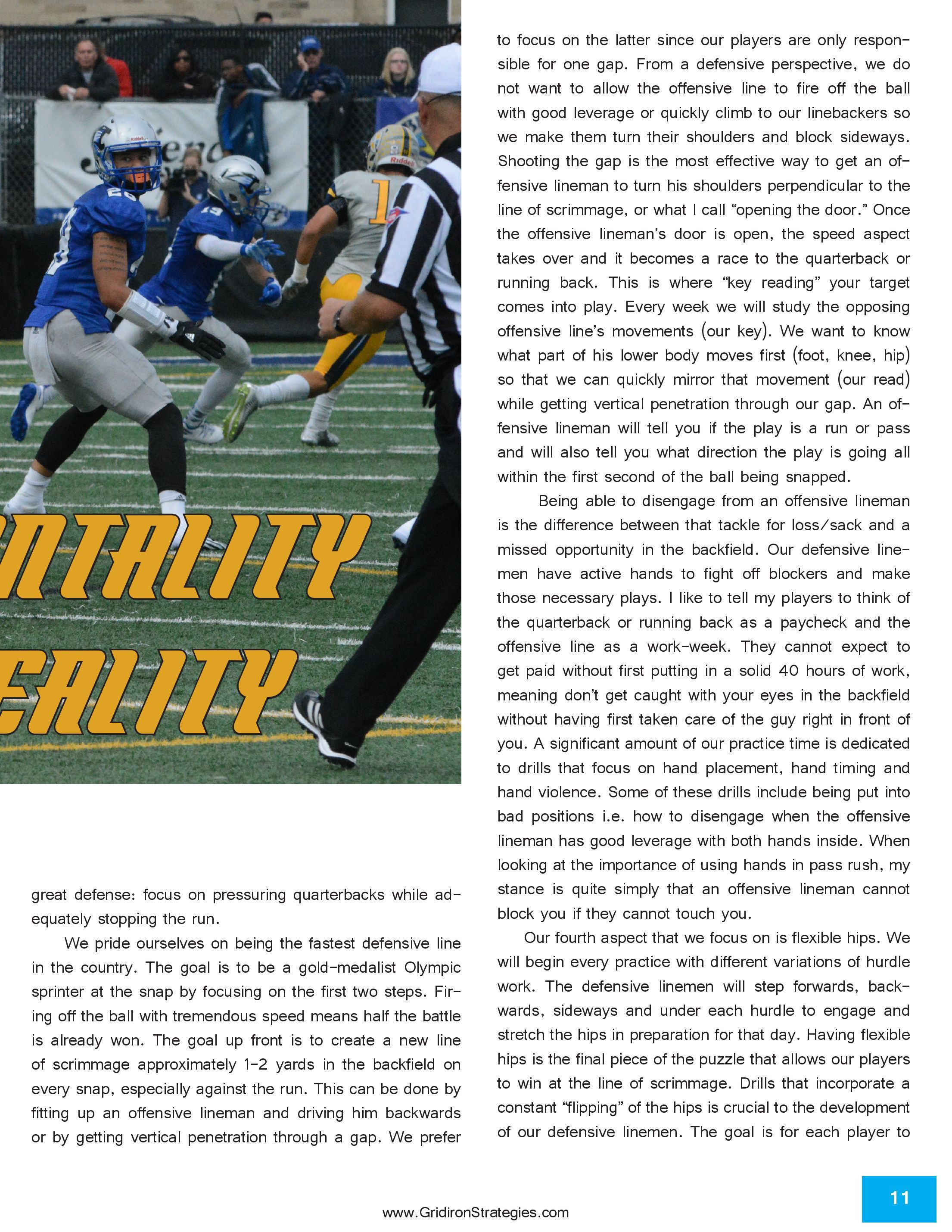 Gridiron Strategies Vol. 17, No. 2 — page 11