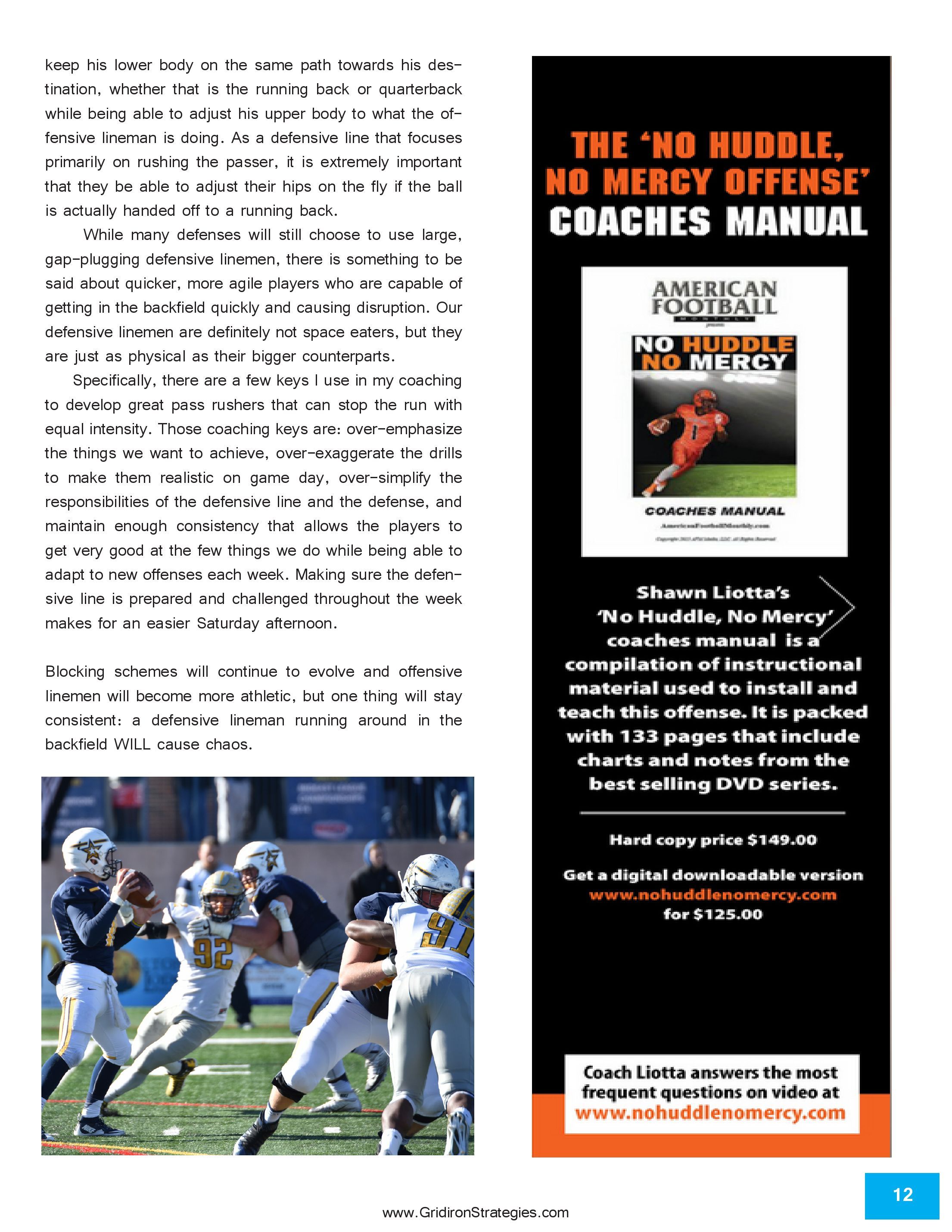 Gridiron Strategies Vol. 17, No. 2 — page 12