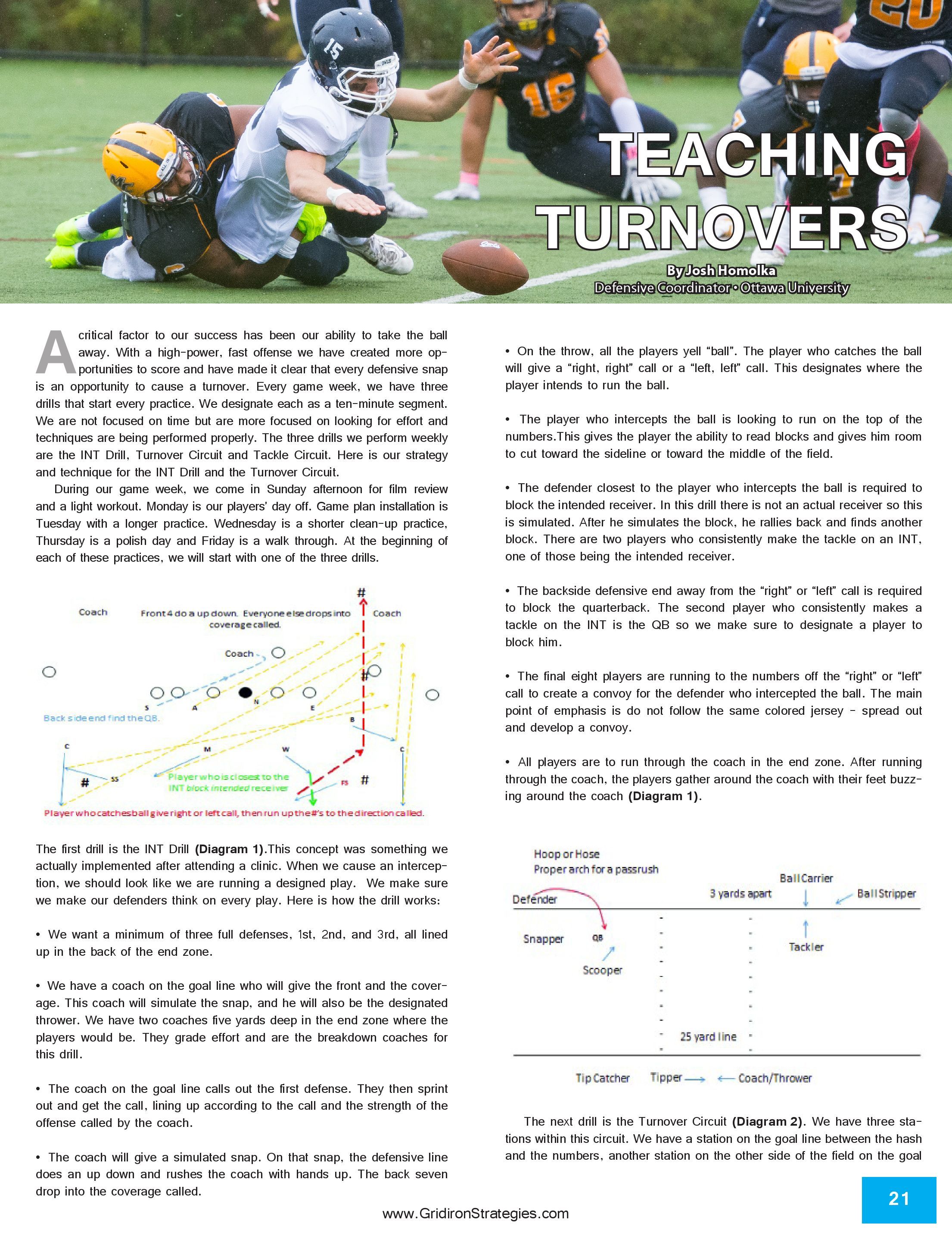 Gridiron Strategies Vol. 17, No. 2 — page 21