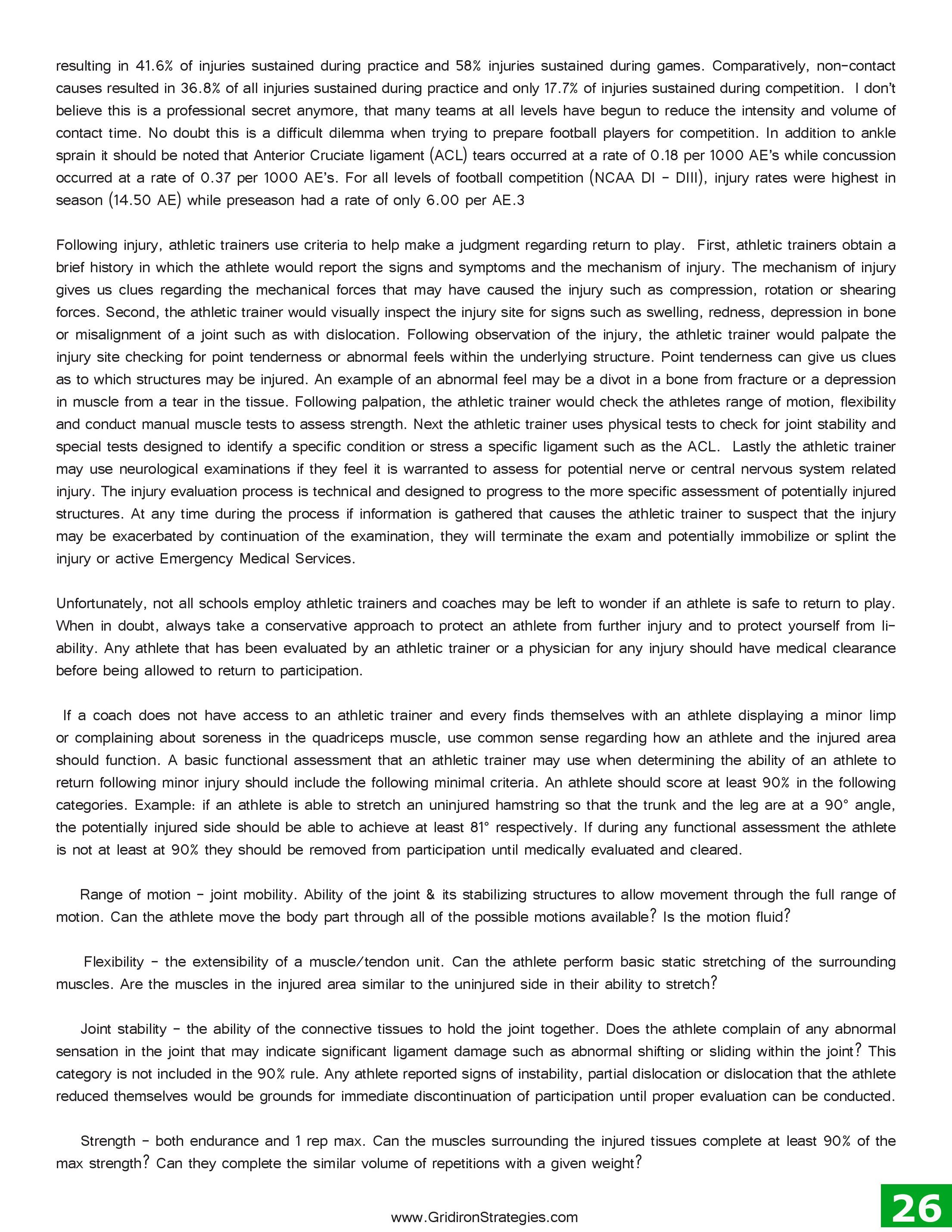 Gridiron Strategies Vol. 17, No. 3 — page 26