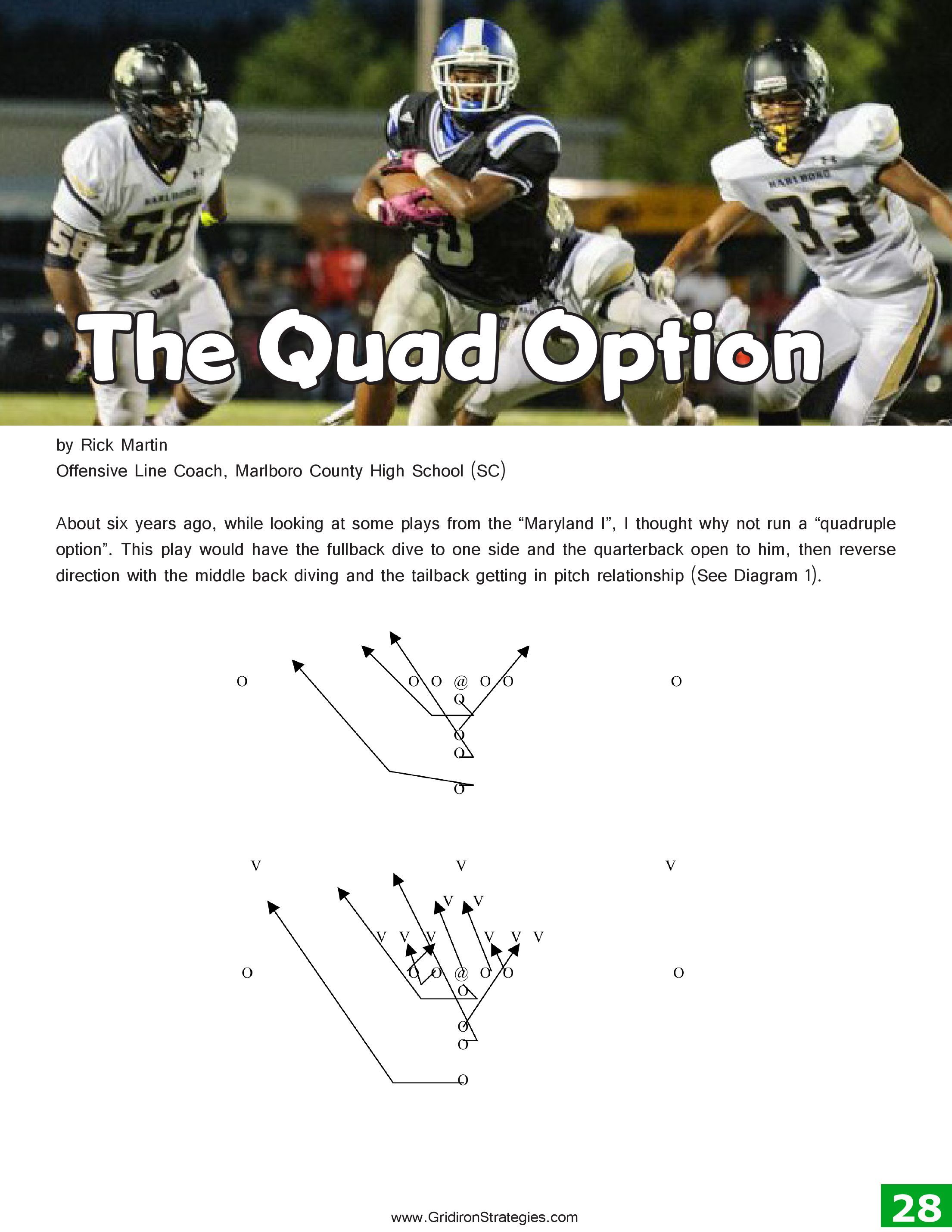 Gridiron Strategies Vol. 17, No. 3 — page 28