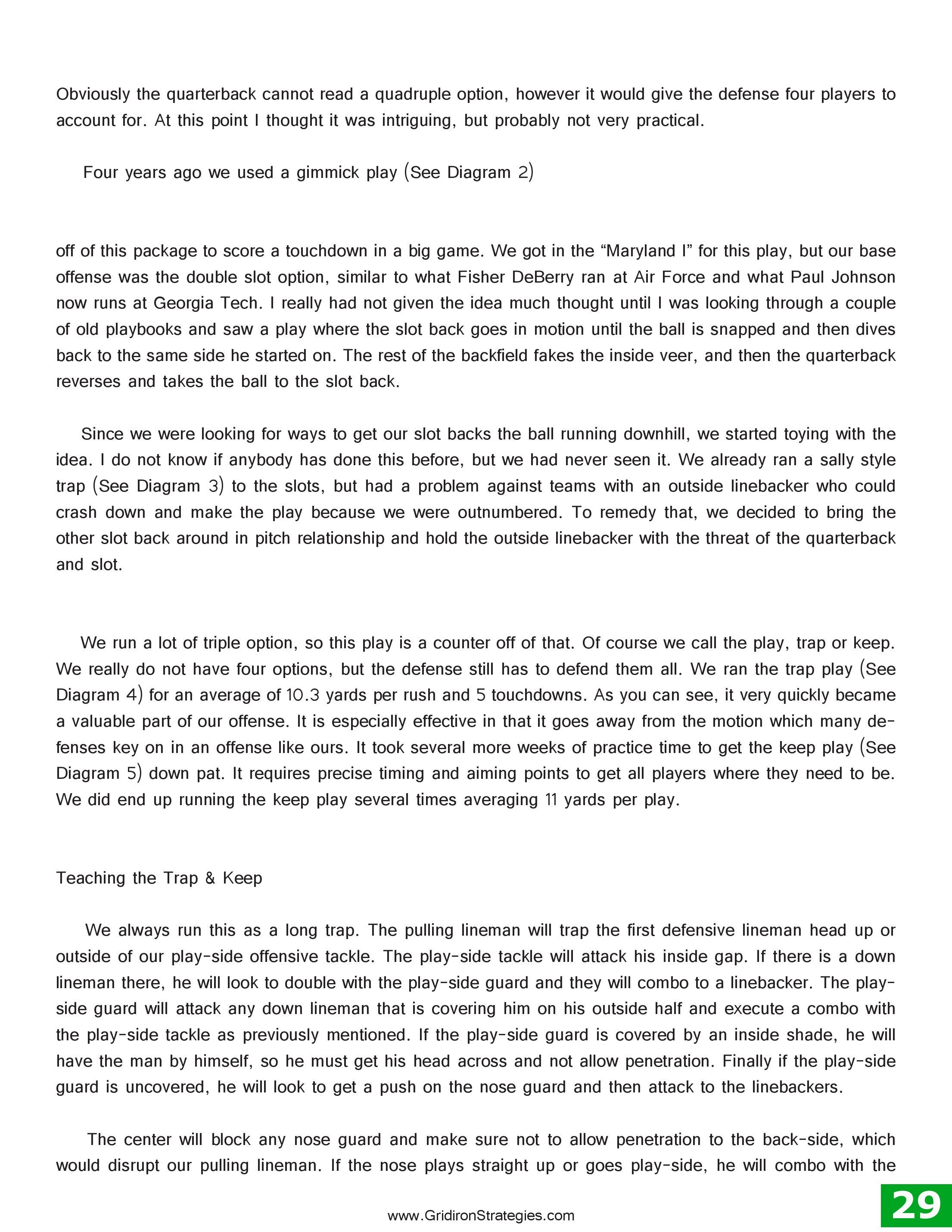 Gridiron Strategies Vol. 17, No. 3 — page 29