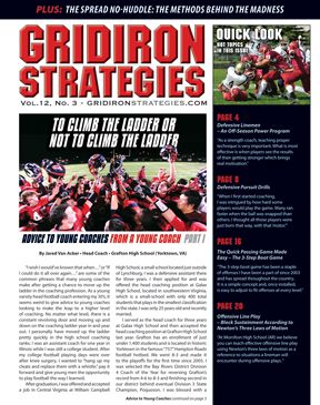 Gridiron Strategies Vol. 12, No. 3 cover
