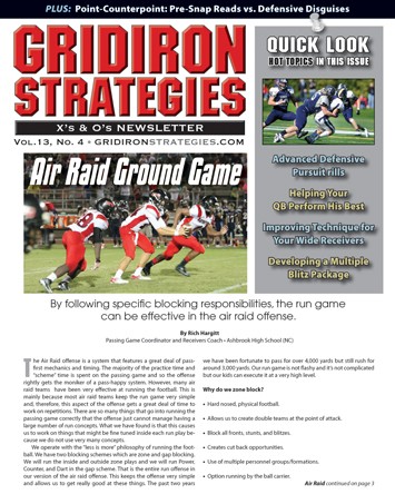 Gridiron Strategies Vol. 13, No. 4 cover
